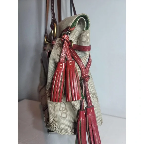 Dooney & Bourke Florentine Jacquard Classic Handbag Purse Tote - Picture 6 of 10
